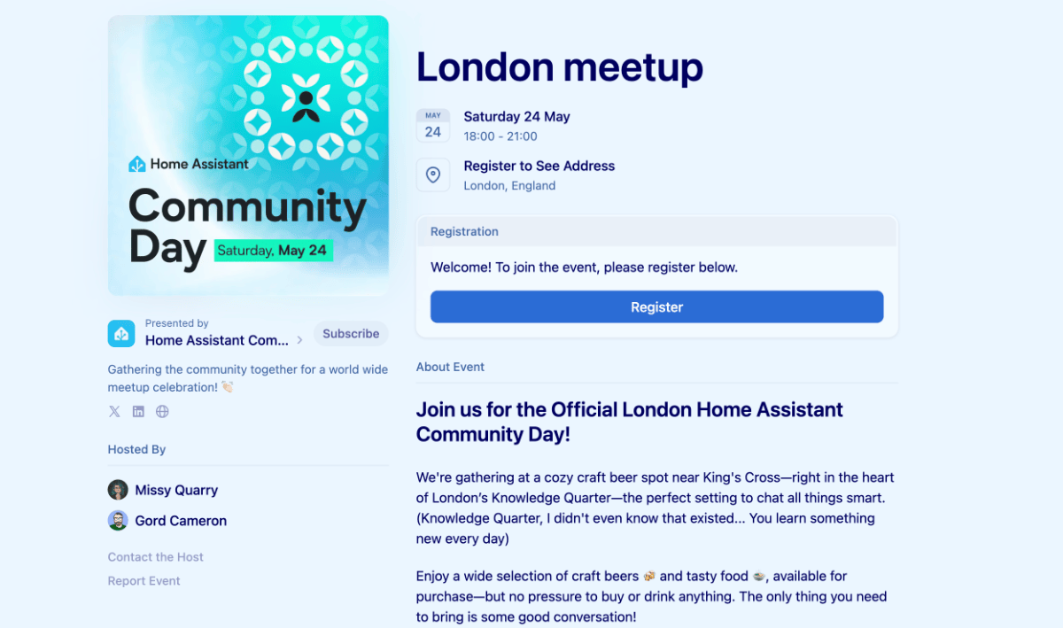 Example event